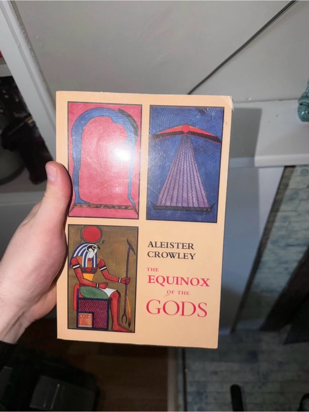 Rare 1997 Edition The Equinox of the Gods - Beige and Red Cover